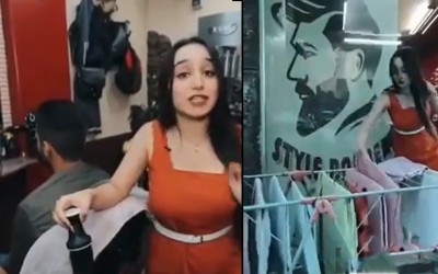 ما حقيقة الفيديو المتداول لأول فتاة تفتتح صالوناً للحلاقة الرجالية بالقامشلي؟
