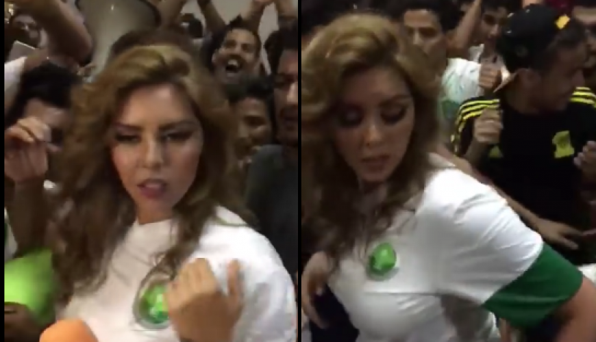 هذا التسجيل لم يُصور في الملاعب السعودية